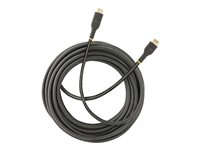 StarTech.com 30ft (10m) Active HDMI Cable w/ Ethernet - HDMI 2.0 4K 60Hz UHD - Rugged HDMI Cord w/ Aramid Fiber - Durable High Speed HDMI Cable - Heavy-Duty HDMI 2.0 Cable - High Speed - HDMI-kabel med Ethernet - HDMI han til HDMI han - 10 m - sort RH2A-10M-HDMI-CABLE