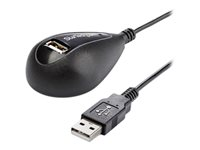 StarTech.com 5ft Desktop USB Extension Cable - A Male to A Female - 5 ft USB A to A Extension Cable - 5ft USB 2.0 Extension cord (USBEXTAA5DSK) - USB forlængerkabel - USB (han) til USB (hun) - 1.5 m - sort - for P/N: MSDREADU2OTG, USB56KEM3, USB56KEMH2, UUSBOTG USBEXTAA5DSK