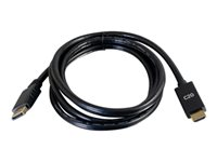 C2G 10ft DisplayPort Male to HDMI Male Passive Adapter Cable - 4K 30Hz - Videoadapter - DisplayPort han til HDMI han - 3 m - sort - passivt, 4K support 84434