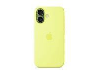 Apple - Bagsidecover til mobiltelefon - MagSafe-kompatibilitet - silicone - neongul - for iPhone 17 MGEV4ZM/A