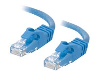 C2G Cat6 Booted Unshielded (UTP) Crossover Patch Cable - Krydskabel - RJ-45 (han) til RJ-45 (han) - 1 m - UTP - CAT 6 - formet, knastfri, strenget - blå 83523