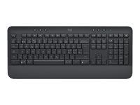 Logitech Signature K650 - Tastatur - trådløs - Bluetooth LE - QWERTY - nordisk (dansk/finsk/norsk/svensk) - grafit 920-010951