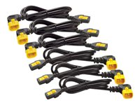 APC - Strømkabel - power IEC 60320 C13 til IEC 60320 C14 - 10 A - 1.22 m - 90° stikforbindelse - sort - for P/N: SCL500RMI1UC, SCL500RMI1UNC, SMTL750RMI2UC, SRT1500RMXLI, SRT1500XLI, SRT2200XLI-KR AP8704R-WW