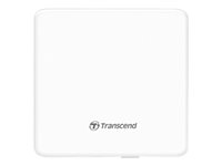Transcend 8X DVDS-W - Disk drev - DVD±RW (±R DL) / DVD-RAM - 8x/8x/5x - USB 2.0 - ekstern - hvid TS8XDVDS-W