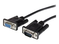 StarTech.com 3m Black Straight Through DB9 RS232 Serial Cable - DB9 RS232 Serial Extension Cable - Male to Female Cable (MXT1003MBK) - Serielforlængerkabel - DB-9 (han) til DB-9 (hun) - 3 m - sort - for P/N: 1P3FPC-USB-SERIAL, IC232TTL, ICUSB2324I, ICUSB232D, ICUSB232IS, ICUSB232V2 MXT1003MBK