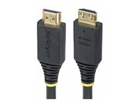 StarTech.com - High Speed - HDMI-kabel med Ethernet - HDMI han til HDMI han - 2.4 m - afskærmet - sort - halogenfri, passivt, 4K60 Hz support, 1080p support 240 Hz, 2K144 Hz support HDMI2-CABLE-GRIP-8F
