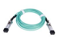 HPE - 25GBase-AOC direkte påsætningskabel - SFP28 (han) til SFP28 (han) - 7 m. - fiberoptik - for FlexFabric 12908E 5.0Tbps, 12916E 10, 5945 2-slot, 59XX 32QSFP28, 59XX 4-slot JL297A
