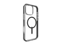Zagg Santa Cruz Snap - Bagsidecover til mobiltelefon - MagSafe-kompatibilitet - grafen - sort, gennemsigtig - for Apple iPhone 16 Pro Max 702315053