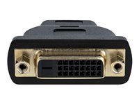 StarTech.com HDMI Male to DVI Female - HDMI to DVI-D Adapter - Bi-Directional - DVI to HDMI (HDMIDVIMF) - Videoadapter - dobbeltlink - HDMI han til DVI-D hun - sort - for P/N: DK31C3HDPD, DK31C3HDPDUE, SV221HUC4K, SV231DHU34K6, SV231HU34K6, SV431HU34K6 HDMIDVIMF