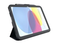 ZAGG Rugged Messenger - Beskyttende kasse til tablet - grov - polykarbonat - brunsort - for Apple 10.9-inch iPad (10. generation) 103114855