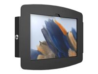 Compulocks Galaxy Tab Active Pro 10.1" Space Enclosure Wall Mount - Indelukke - eksponeret front/bagkamera - for tablet - låsbar - højglansaluminium - sort - skærmstørrelse: 10.1" - monteringsgrænseflade: 100 x 100 mm - vægmonterbar, på disk - for Samsung Galaxy Tab Active Pro (10.1 tommer) 2101GASB