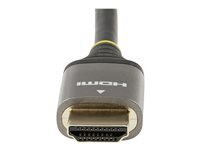 StarTech.com 16ft (5m) Premium Certified HDMI 2.0 Cable - High-Speed Ultra HD 4K 60Hz HDMI Cable with Ethernet - HDR10, ARC - UHD HDMI Video Cord - For UHD Monitors, TVs, Displays - M/M - Premium High Speed - HDMI-kabel med Ethernet - HDMI han til HDMI han - 5 m - afskærmet - grå, sort - passivt, 4K60 Hz (3840 x 2160) support HDMMV5M