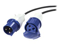 APC Modular IT Power Distribution Cable Extender - Forlængerkabel til strøm - IEC 60309 16A (han) til IEC 60309 16A (hun) - AC 230 V - 1.2 m - for P/N: SY16K48H-PDNB, SY32K48H-PDNB, SY48K48H-PDNB, SY64K96H-NB, SY96K160H-NB, SY96K96H-NB PDX316IEC-120