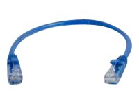 C2G Cat5e Booted Unshielded (UTP) Network Patch Cable - Patchkabel - RJ-45 (han) til RJ-45 (han) - 50 m - UTP - CAT 5e - formet, knastfri, strenget - blå 83171