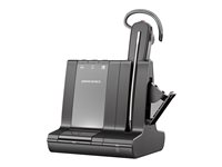 Poly Savi 8245-M Office - Savi 8200 series - headset - DECT - trådløs - USB-A via DECT adapter - sort - Certified for Microsoft Teams 8D3H7AA#ABB