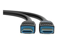 C2G 25ft (7.6m) C2G Performance Series Ultra Flexible High Speed HDMI Cable - 4K 60Hz In-Wall, CMG (FT4) Rated - High Speed - HDMI-kabel med Ethernet - HDMI han til HDMI han - 7.6 m - sort - 4K60 Hz support, tovejs C2G10402