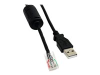 StarTech.com 6 ft Smart UPS Replacement USB Cable AP9827 - USB cable - USB (M) to RJ-45 (10 pin) (M) - 6 ft - black - USBUPS06 - USB-kabel - USB (han) til RJ-45 (10-pin) (han) - 1.8 m - sort USBUPS06