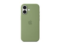 Apple - Bagsidecover til mobiltelefon - MagSafe-kompatibilitet - silicone - lys mos - for iPhone 17 MGEX4ZM/A