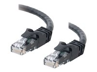 C2G Cat6 Booted Unshielded (UTP) Crossover Patch Cable - Krydskabel - RJ-45 (han) til RJ-45 (han) - 7 m - UTP - CAT 6 - formet, knastfri, strenget - sort 83545
