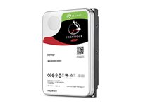 Seagate IronWolf ST12000VN0008 - Harddisk - 12 TB - intern - 3.5" - SATA 6Gb/s - 7200 rpm - buffer: 256 MB - med 3 års Seagate Rescue Data Recovery (pakke med 4) ST12000VN0008 4 PACK