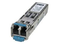 Cisco - SFP (mini-GBIC) transceiver modul - 1GbE - 1000Base-EX - LC/PC enkelttilstand - op til 40 km - 1310 nm - istandsat - for Catalyst ESS9300, Integrated Services Router 11XX, ME 3600, MWR 2941, Nexus 93180, 93XX GLC-EX-SMD-RF