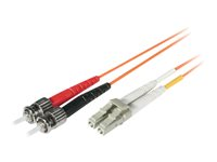 C2G Low-Smoke Zero-Halogen - Patchkabel - LC multimodus (han) til ST multimodus (han) - 1 m - 1 m. - fiberoptik - 62,5 / 125 my - orange 85271