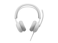 Logitech Zone Wired 2 for Business - Headset - på øret - kablet - aktiv støjfjerning - off-white - Certified for Microsoft Teams 981-001617