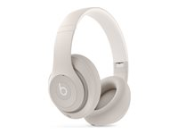 Beats Studio Pro - Hovedtelefoner med mik. - fuld størrelse - Bluetooth - trådløs, kablet - aktiv støjfjerning - 3,5 mm jackstik, USB-C - sandsten MQTR3DN/A
