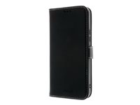 Insmat Exclusive - Flipomslag til mobiltelefon - ægte læder, termoplastisk polyuretan (TPU), karton+papir+aluminiumsfolie - for Nokia XR21 650-3169