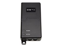 Eaton Tripp Lite Series Gigabit PoE+ Midspan Active Injector - IEEE 802.3at/802.3af, 30W, 1 Port, International Power Cords - Strøminjektor - AC 100-240 V - 30 Watt - output-stikforbindelser: 1 - sort NPOE-30W-1G-INT