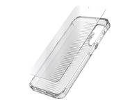 Zagg - Luxe & Glass 360 Bundle - bagsidecover til mobiltelefon - grafen - klar - med skærmbeskytter - for Samsung Galaxy A25 700513731