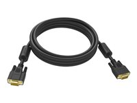 Vision Professional - VGA-kabel - HD-15 (VGA) (han) til HD-15 (VGA) (han) - 10 m - tommelskruer - sort TC 10MVGAP/BL
