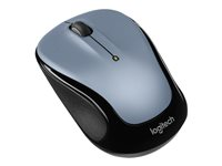 Logitech M325s - Mus - højre- og venstrehåndet - optisk - 5 knapper - trådløs - 2.4 GHz - trådløs modtager (USB) - grå 910-006813