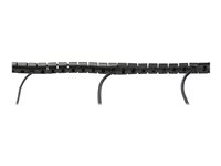 StarTech.com 1.5m (4.9ft) Cable Management Sleeve - Spiral - 1" (25mm) Diameter - W/ Cable Loading Tool - Black (CMSCOILED) - Kabelmuffesæt - sort - 1.5 m CMSCOILED