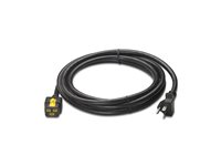 APC - Strømkabel - NEMA 5-20 (han) til IEC 60320 C19 - AC 120 V - 20 A - 3 m - sort - for P/N: SMT2200I-AR, SMT2200R2I-AR, SMT3000I-AR, SMT3000R2I-AR, SMX2KR2UNCX145 AP8751