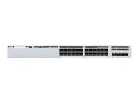 Cisco Catalyst 9300L - Network Essentials - switch - L3 - 24 x 10/100/1000 + 4 x 10 Gigabit SFP+ (uplink) - monterbar på stativ C9300L-24T-4X-E