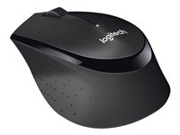 Logitech B330 Silent Plus - Mus - optisk - 3 knapper - trådløs - 2.4 GHz - trådløs modtager (USB) 910-004913