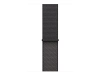 Apple - Løkke for smart watch - 46mm - 145 - 220 mm - mørkegrå - for Watch Hermès Series 9, SE 3, Series 10, Series 11, Series 8, Series 9, Ultra 2, Ultra 3 MFFM4ZM/A