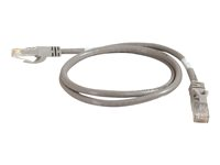 C2G Cat6 Booted Unshielded (UTP) Network Patch Cable - Patchkabel - RJ-45 (han) til RJ-45 (han) - 5 m - UTP - CAT 6 - formet, knastfri, strenget - grå 83370