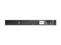 APC NetShelter - Automatisk transferkontakt (rackversion) - AC 207-253 V - 2000 VA - 1-faset - Ethernet 10/100/1000, USB - output-stikforbindelser: 12 - 1U - sort AP4421A