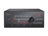 APC Service Bypass Panel - Bypass-omskifter (rackversion) - AC 220/230/240/380/400 V - 20000 VA - output-stikforbindelser: 8 - sort - for P/N: SURT10000RMXLIBP, SURT15KRMXLICHQ, SURT15KUXICHQ, SURT20KUXI-IN, SURT20KUXI-SH SBP20KRMI4U