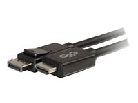 C2G 6ft DisplayPort to HDMI Cable - DP to HDMI Adapter Cable - M/M - DisplayPort kabel - DisplayPort (han) til HDMI (han) - 1.8 m - sort 54326