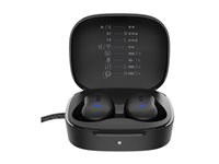Belkin SoundForm Anywhere - Ægte trådløse øretelefoner med mik. - semi-in-ear - Bluetooth - sort AUC014HQBK