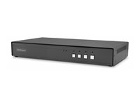 StarTech.com - KVM switch - sikker - 4 x KVM port(s) - 1 lokalbruger - desktop - TAA-kompatibel CK4-P104C
