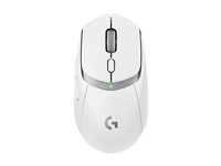 Logitech G G309 - Mus - gaming - optisk - 6 knapper - trådløs - 2.4 GHz, Bluetooth - USB Logitech LIGHTSPEED-modtager - hvid 910-007208