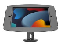 Compulocks iPad 10th-11th (A16) Gen Space Enclosure Tilting Stand 4" Black - Monteringssæt (stativ, indelukke) - for tablet - låsbar - højglansaluminium - sort - skærmstørrelse: 10.9" - for Apple 10.9-inch iPad (10. generation) TCDP04209IPDSB
