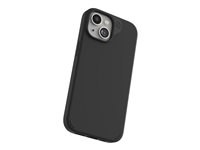 ZAGG Manhattan Snap - Bagsidecover til mobiltelefon - MagSafe-kompatibilitet - silicone - sort - for Apple iPhone 13, 14, 15 702312676