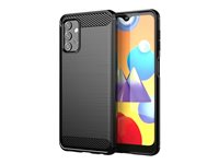 Insmat C&S Style - Bagsidecover til mobiltelefon - termoplastisk polyuretan (TPU) - karbonfiber, børstet stål - for Samsung Galaxy A23 5G 650-1100