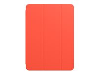Apple Smart - Flipomslag til tablet - polyurethan - elektrisk orange - for 10.9-inch iPad Air (4. generation, 5. generation) MJM23ZM/A