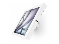 Compulocks iPad Air M2 & M3 13" Apex Enclosure Tilting Wall Mount - White - Indelukke - eksponeret front/bagsidekamera og sensorer - for tablet - låsbar - metalramme - hvid - skærmstørrelse: 13" - vægmonterbar 505W13APXW